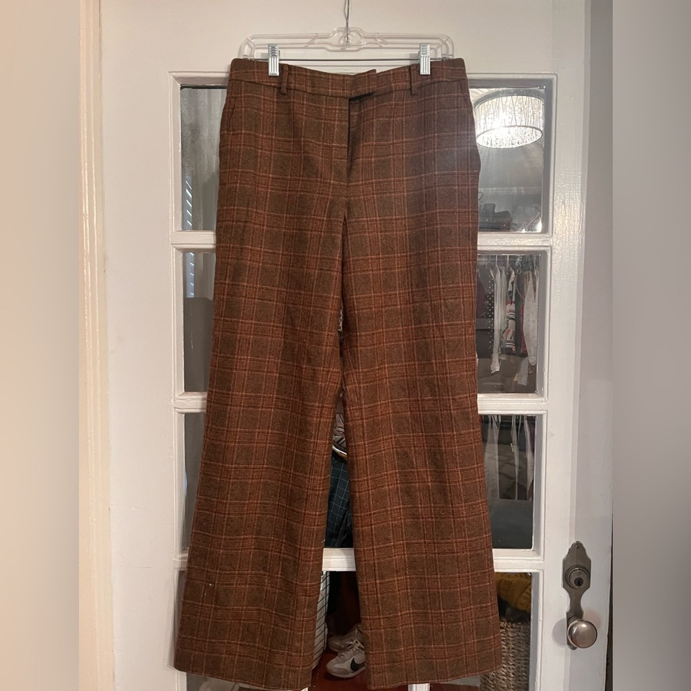 Brooks Brothers Brown Plaid Trousers